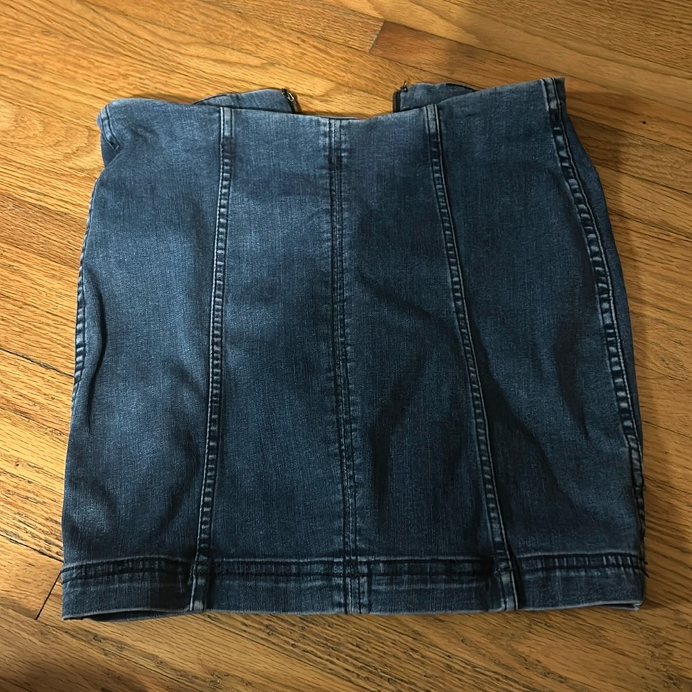 jean skirt
